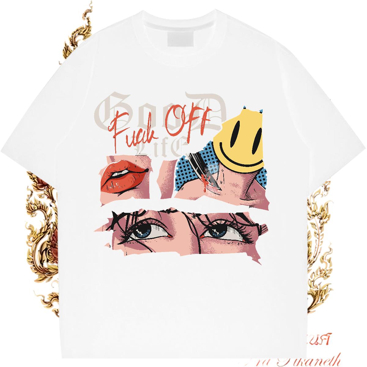 Popular Men T Shirts Street Casual Round Neck Short Sleeve Men Tshirts Casual New Cartoon Printing S-3XL Clothes