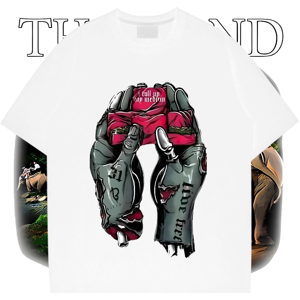 Fashion Man T Shirts Skull Men Tops Tees Street Casual Breathable Short Sleeve Soft Clothings