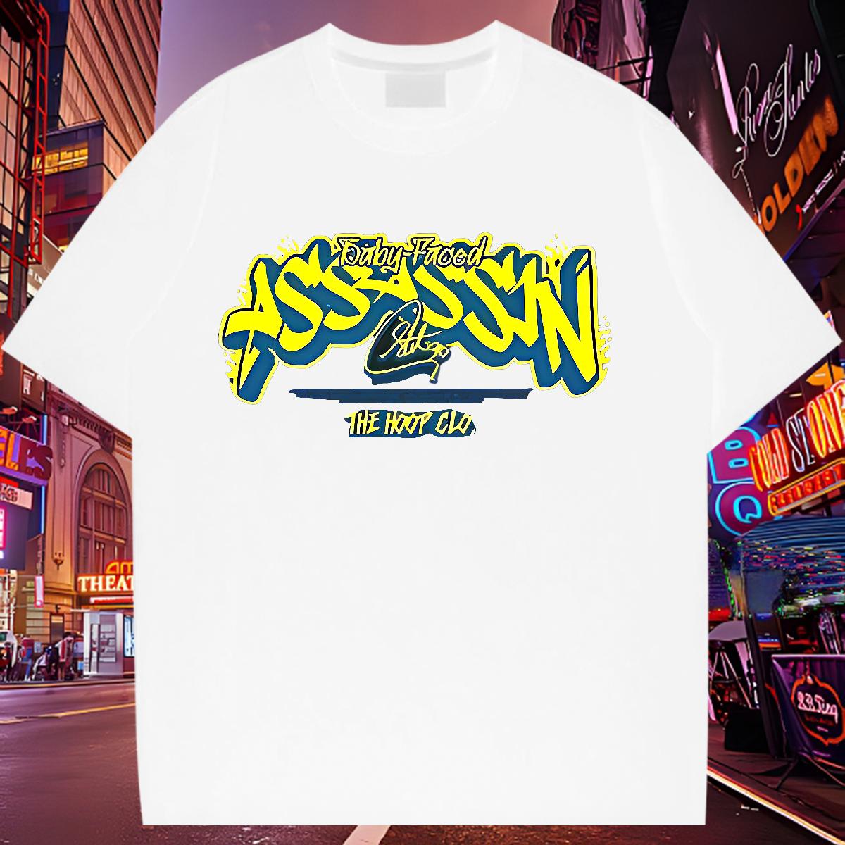 Popular Mens T Shirts Hip Hop Round Neck Short Sleeve Men Tshirts 2024 New Custom Clothings