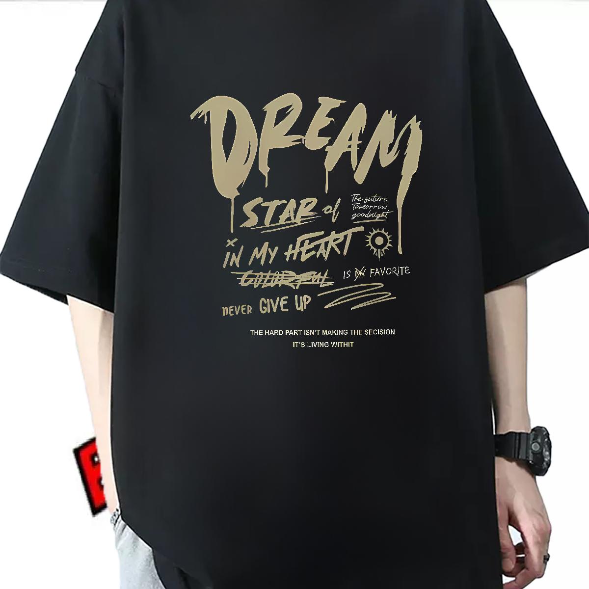 Brand Mens T Shirts Custom Cartoon Street Mens Tshirts Round Neck Short Sleeve Loose