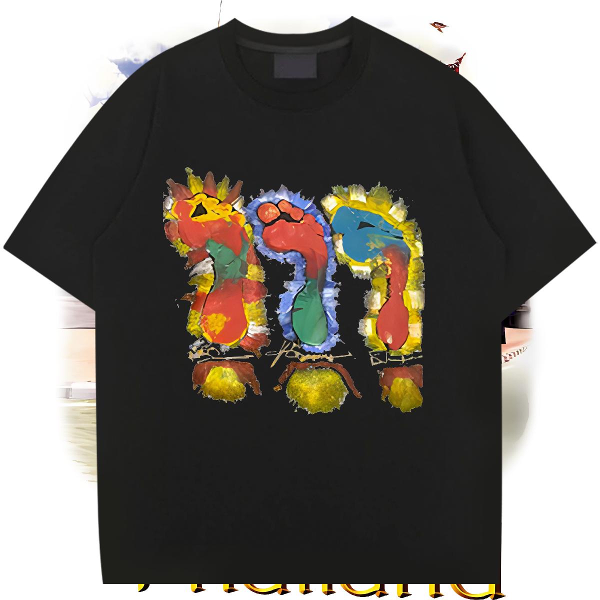 Brand T-Shirts for Men Custom Printed Men Clothes T-Shirt Beach Cotton Breathable Soft Comfortable Tops Shirt