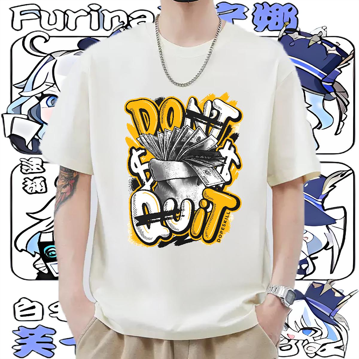 Classic Men T Shirts Plus Size Cartoon Street wear Hip Hop Tshirt for Man Woman Breathable Crew Neck Cotton Popular