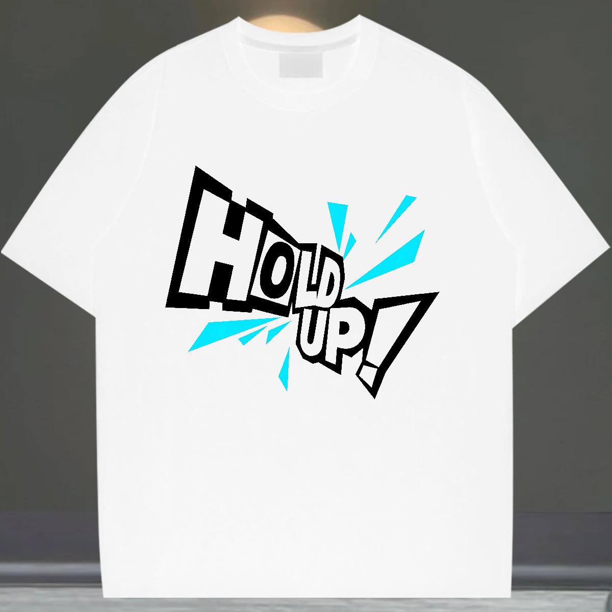 Classic T Shirts Men DIY Printed Men Clothes T-Shirt Outdoor Breathable Crew Neck Cotton Cool Clothings