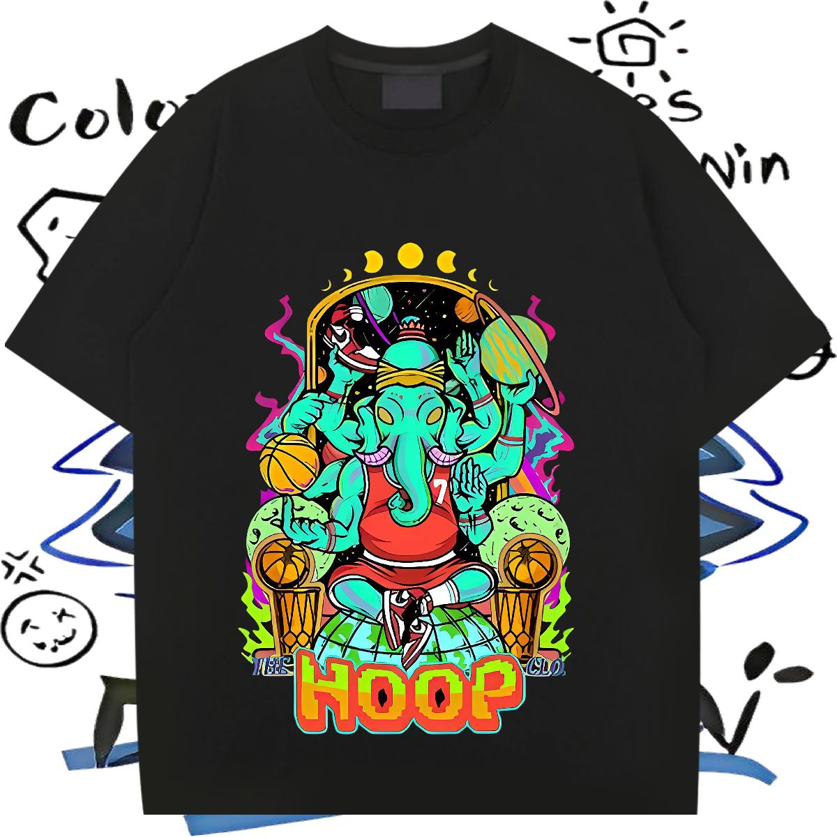 2024 DIY T-Shirts for Men Custom Print Plus Size Daily Outfit Men Clothes T-Shirt Crew Neck Cotton Breathable Wholesale