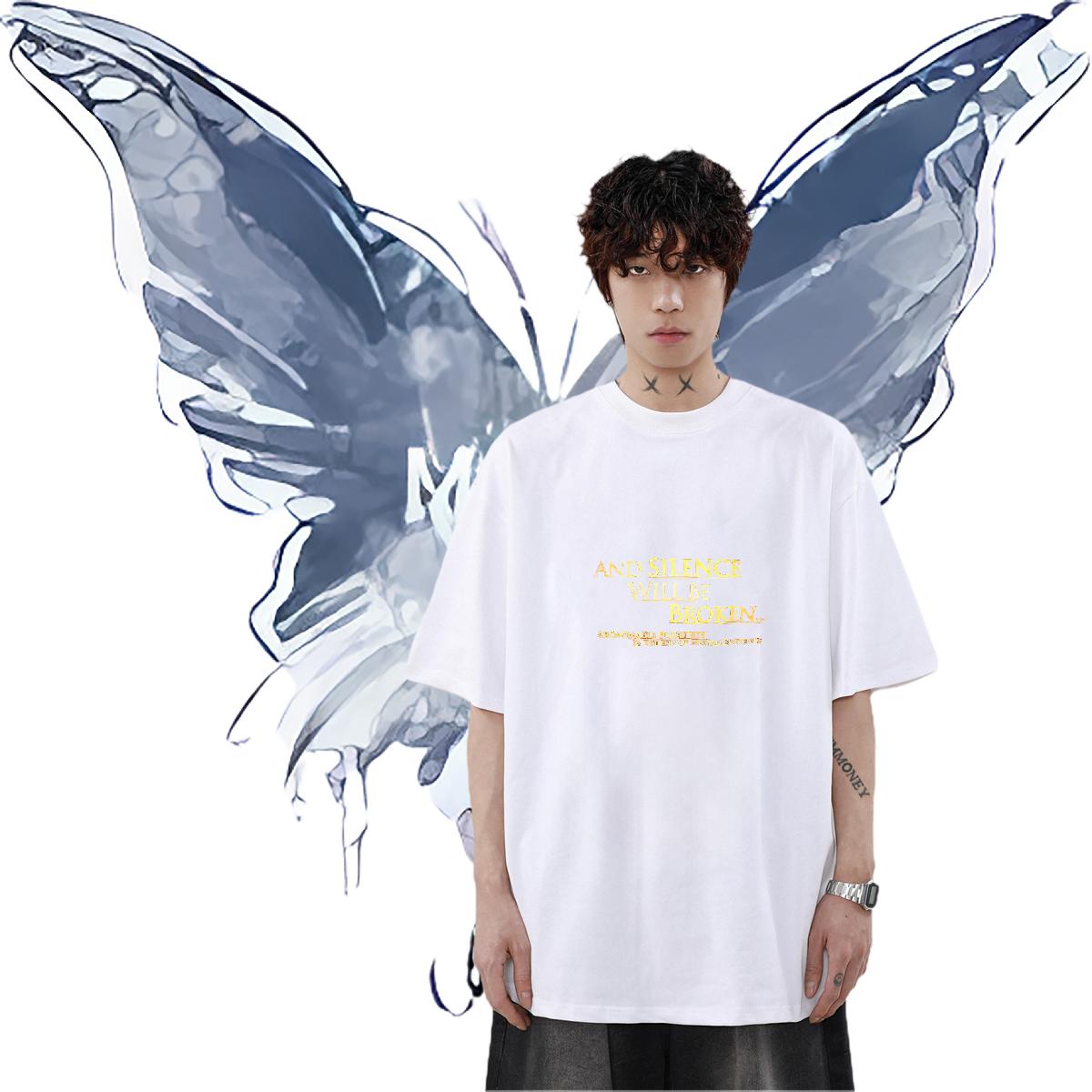 Customized T-Shirts for Men Floral Print Men Tshirts Casual Daily Wear Round Neck Short Sleeve 5A Tops Tees