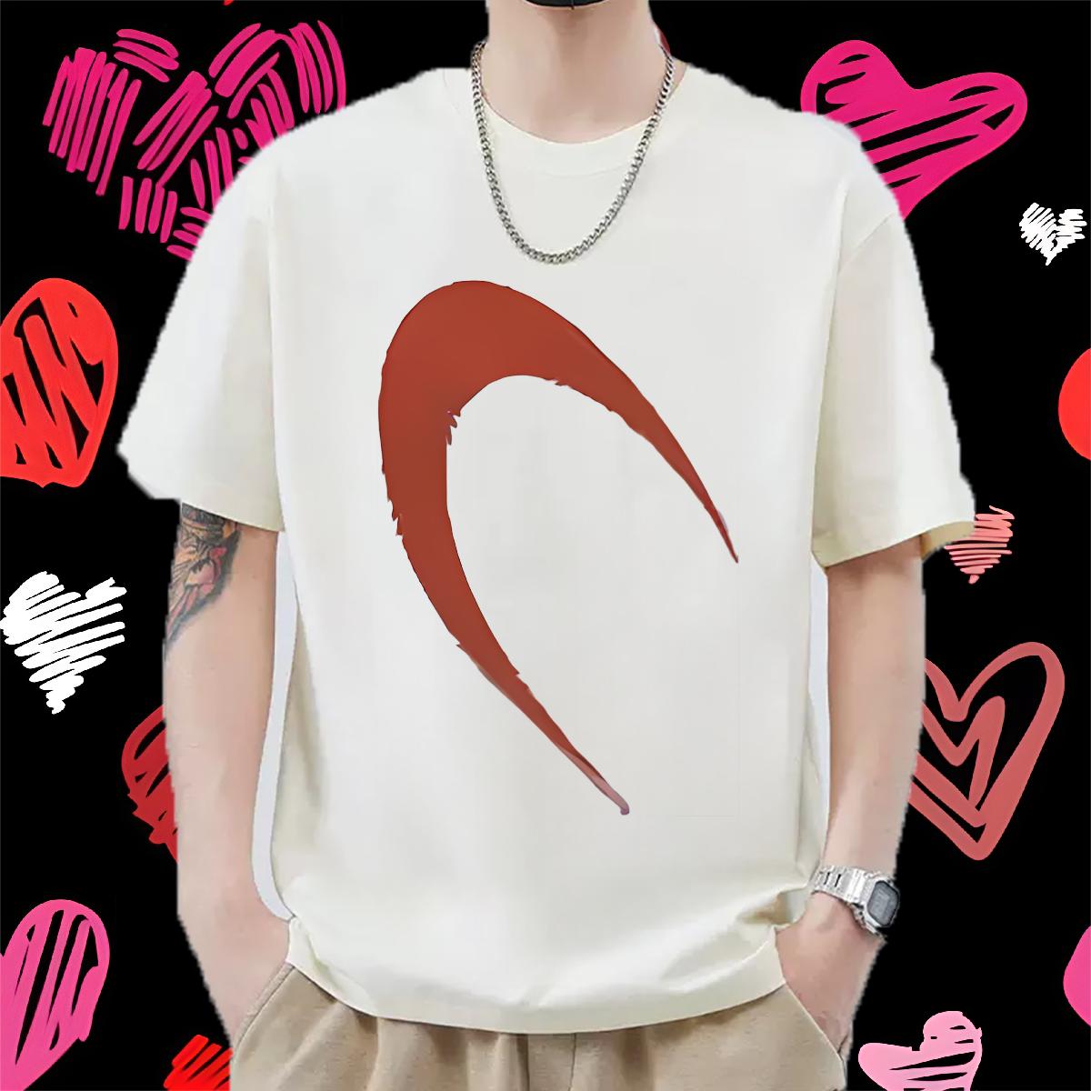 Wholesale T Shirts Men Beach Crew Neck Cotton Breathable Couples T Shirts Designer DIY Anime Tees Shirts