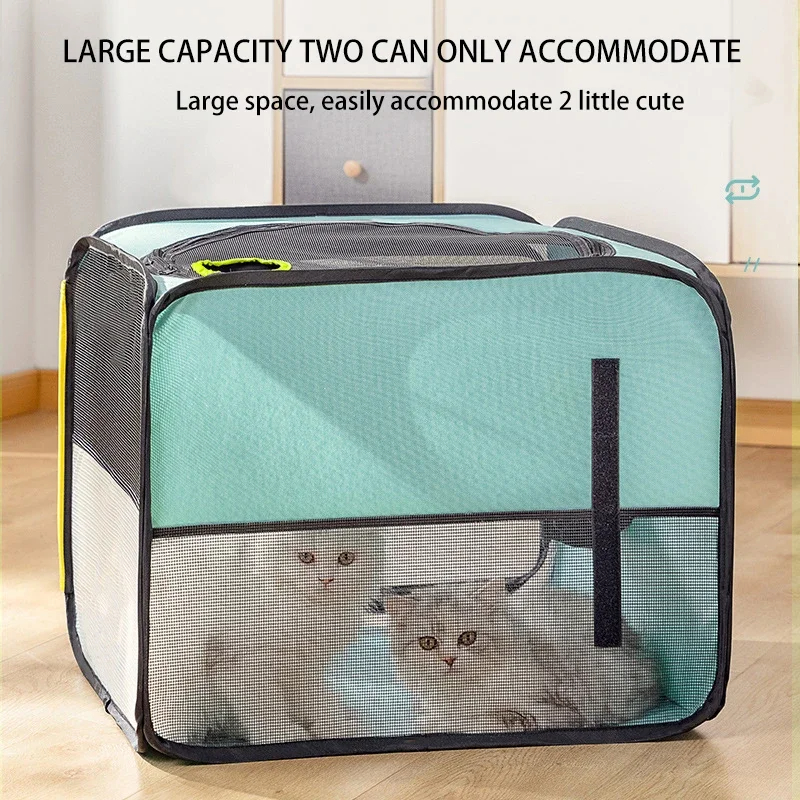 Pet Drying Box Blowing Hair Dryer Cat Cage Dogs Hair Dryer Blow Box Grooming House Bag Pet Dry Room Hands-Free Drying System