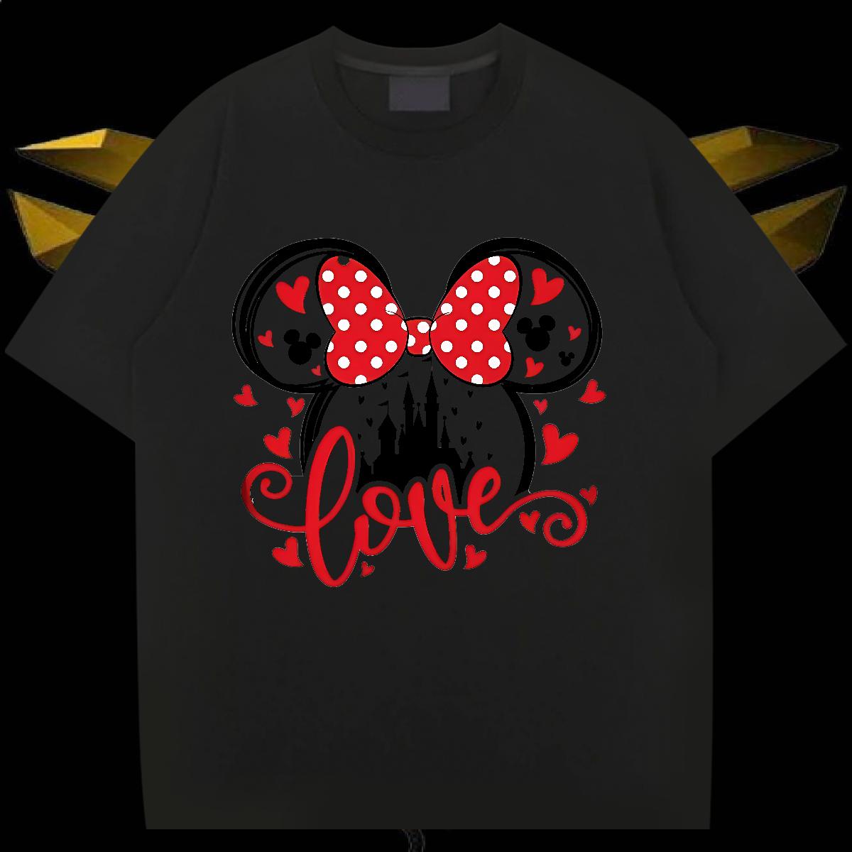 Brand T shirt Cartoon Print Tshirts Sports Casual Short Sleeve Cotton O-Neck High Quality Tee Shirt