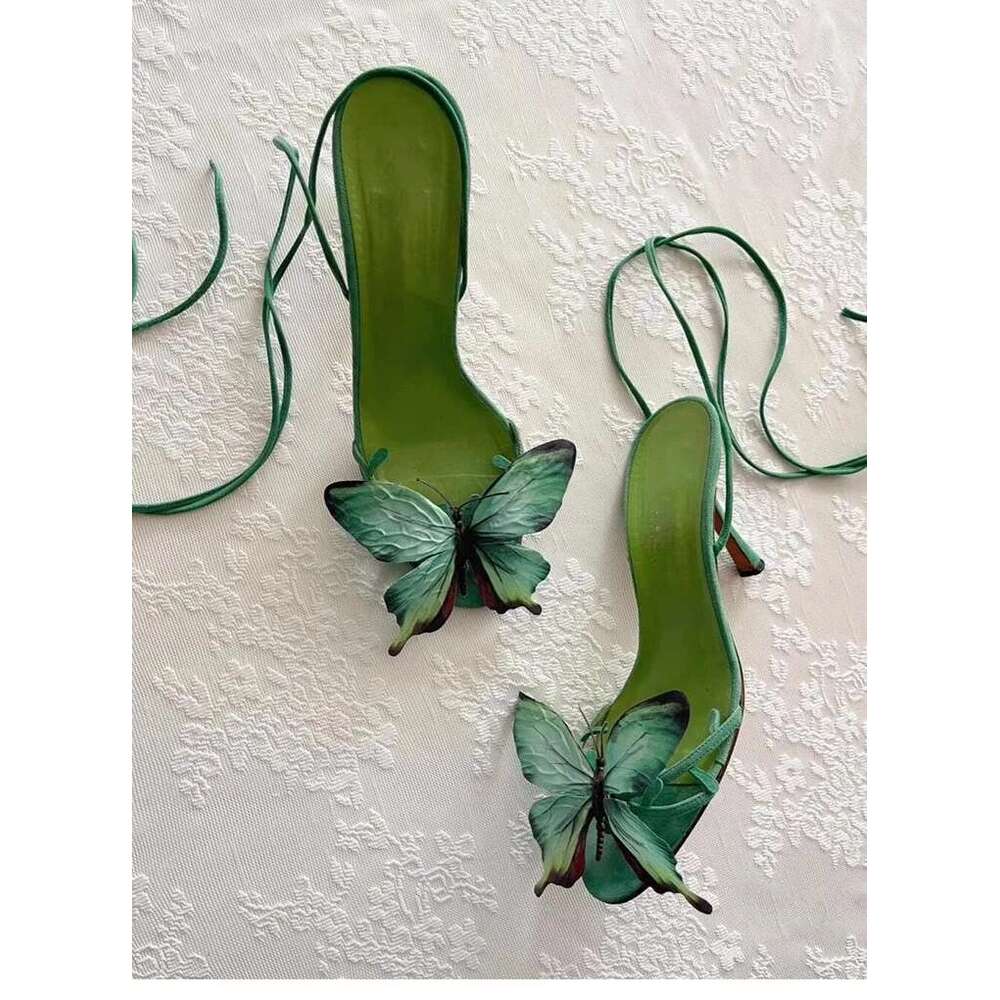 Small Niche Design Bow wer Strap Sandals For hot Women's New Summer Sexy Versatile Open Toe Slim Heels