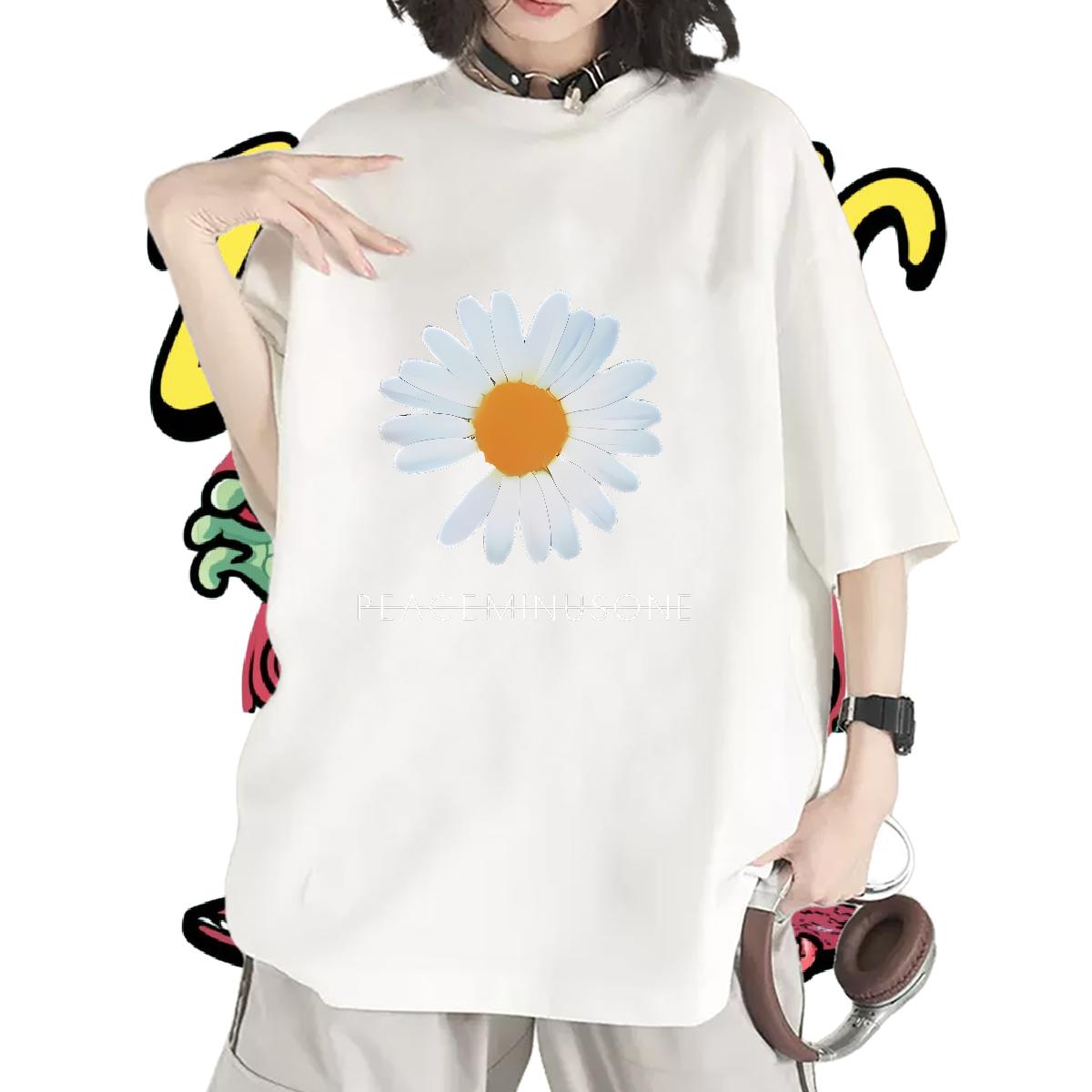 Unisex T-Shirts Breathable Crew Neck Cotton Clothes Outdoor New Couples T Shirts Cartoon Print