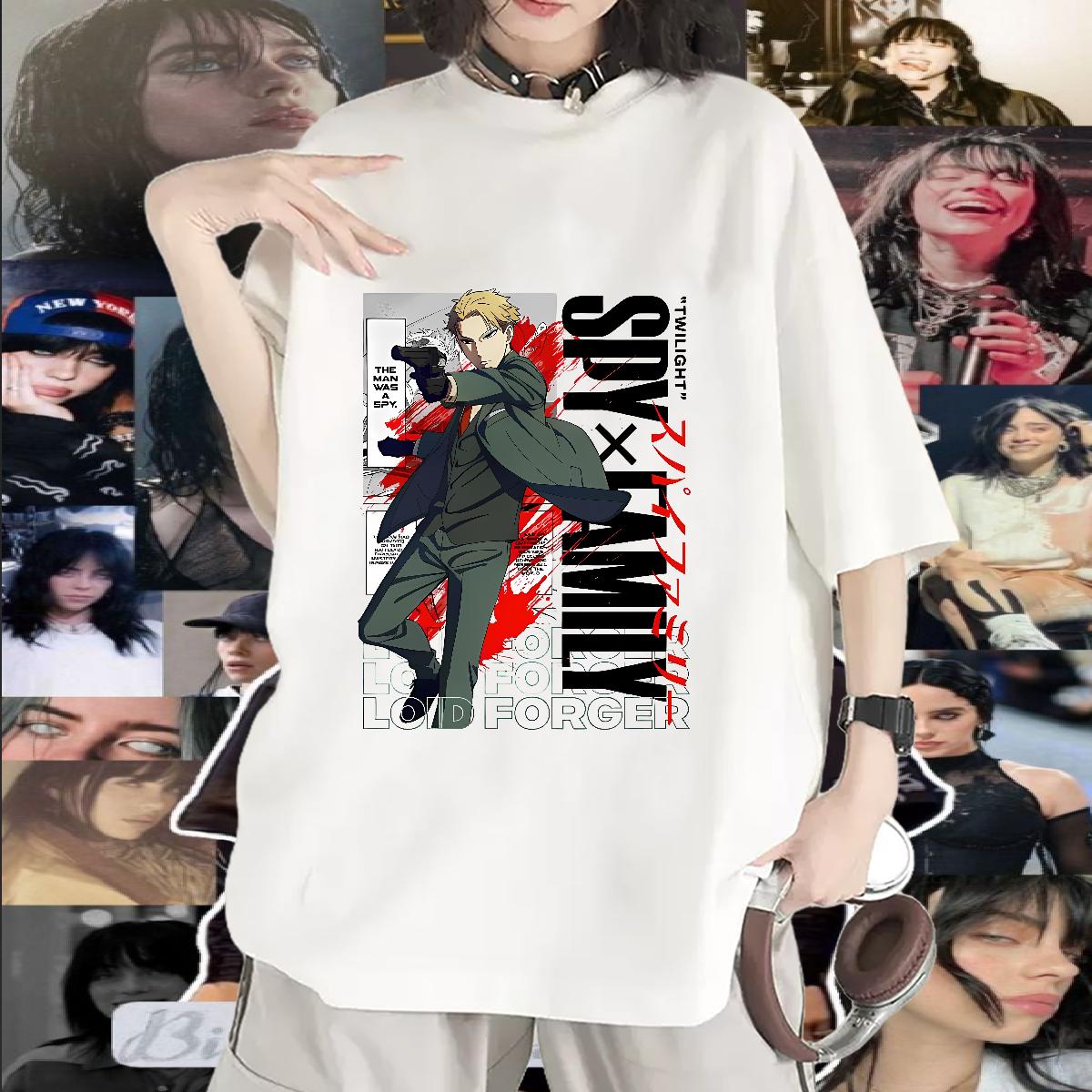 Fashion Casual Women T Shirts Short Sleeve Cotton O-Neck Casual Beach Womens Tshirts Anime Loose Tops Shirt