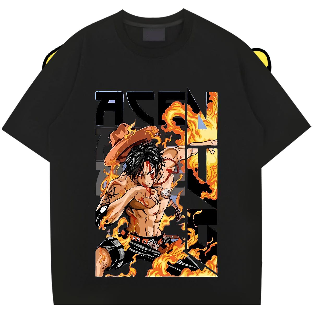 Customized Man T Shirts Anime Print Summer Casual Men Clothes T-Shirt Breathable Short Sleeve High Quality
