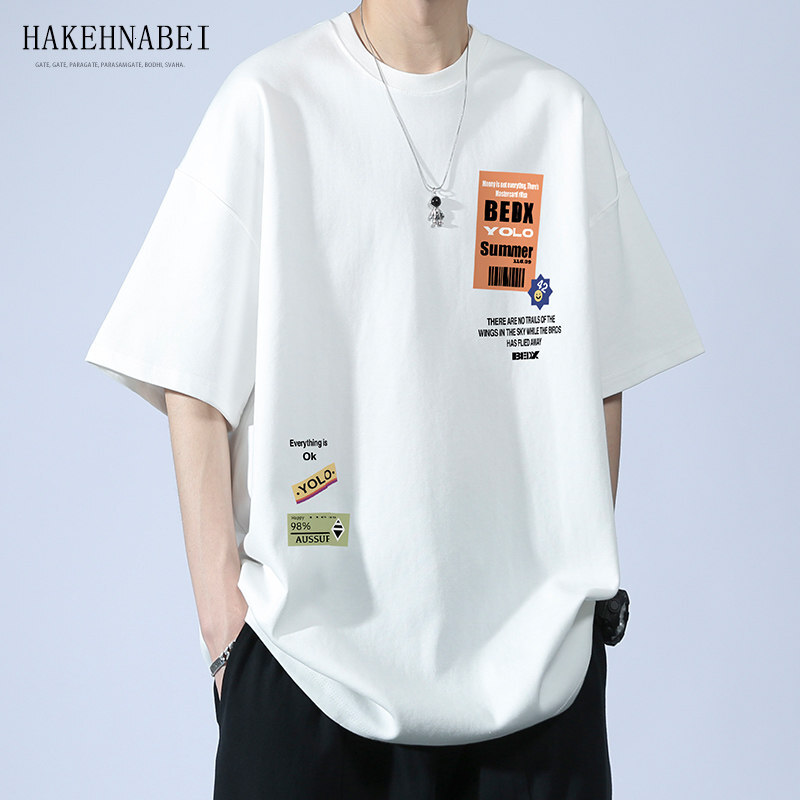 Flash delivery summer pure cotton short boys, trendy brand, loose fit for teenagers, middle school, high school students, big children, five quarter s