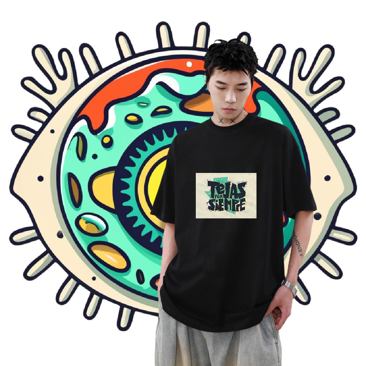 Fashion New T Shirt For Man Oversized S-3XL Mens Tshirts Street Casual Short Sleeve Cotton O-Neck Wholesale Wear