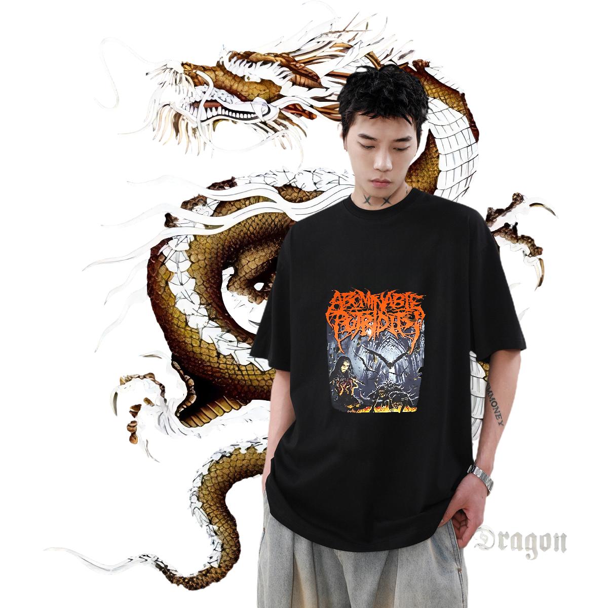 Classic Casual T Shirt For Man Custom Print Plus Size Casual Daily Wear Couples T Shirts Cotton Breathable Soft Wholesale