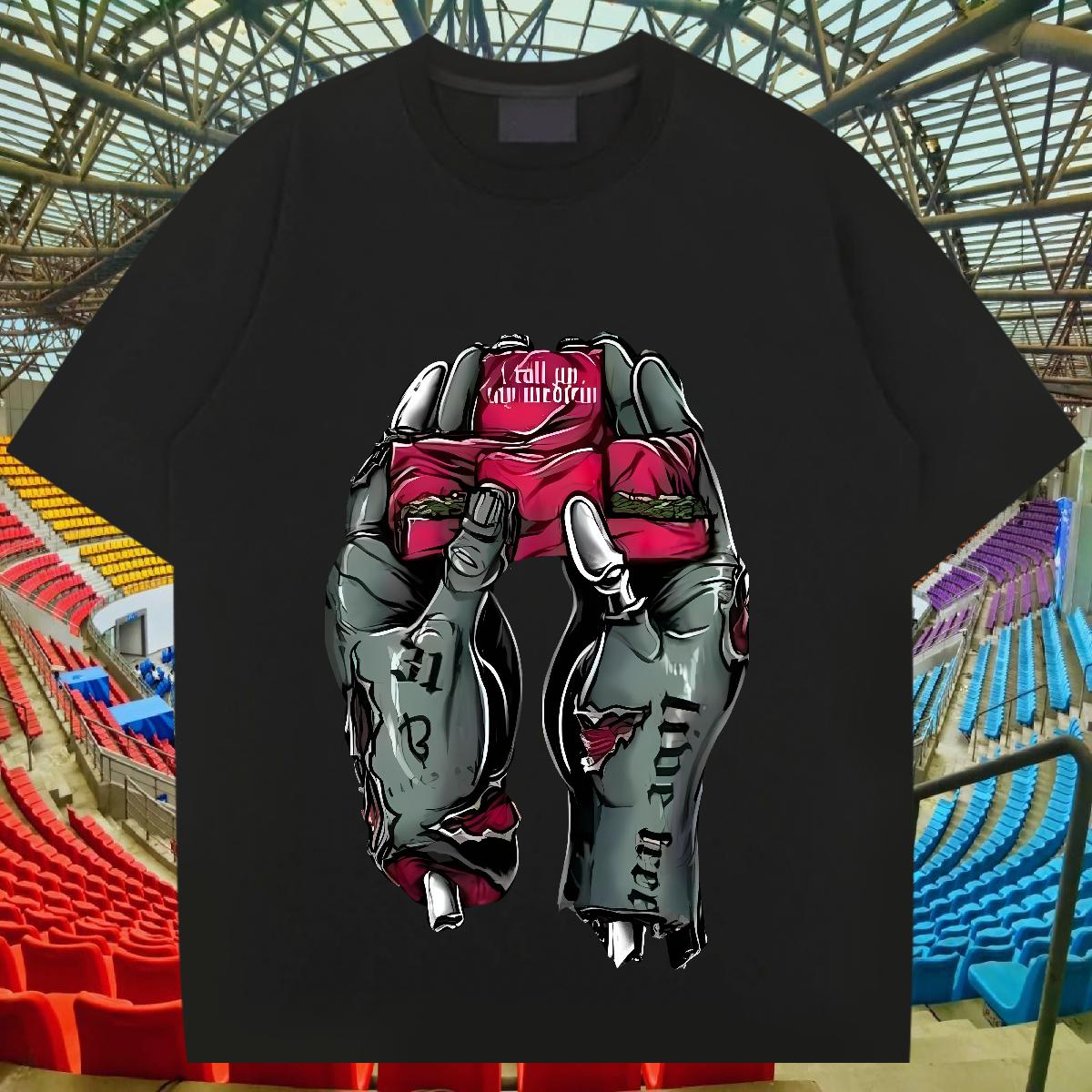 High Quality T Shirts Men Casual Beach Round Neck Short Sleeve Tshirt for Man Woman Factory Direct DIY Anime Tees Shirts