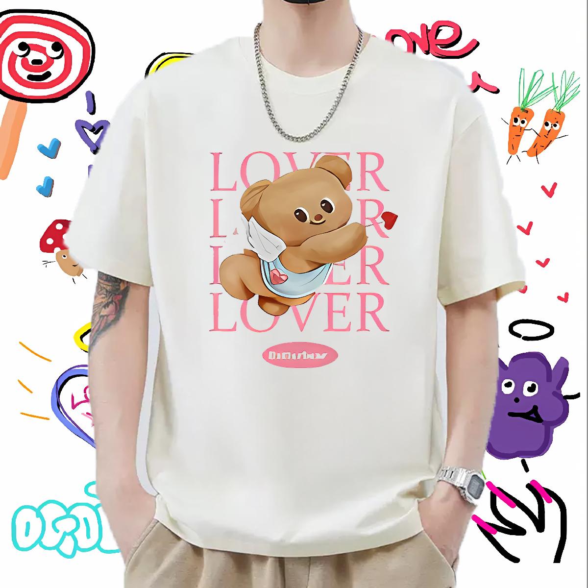 Cool Tshirt for Man Woman Cotton Breathable Soft Casual Daily Wear T Shirt For Man Custom Printing Wholesale Tshirts