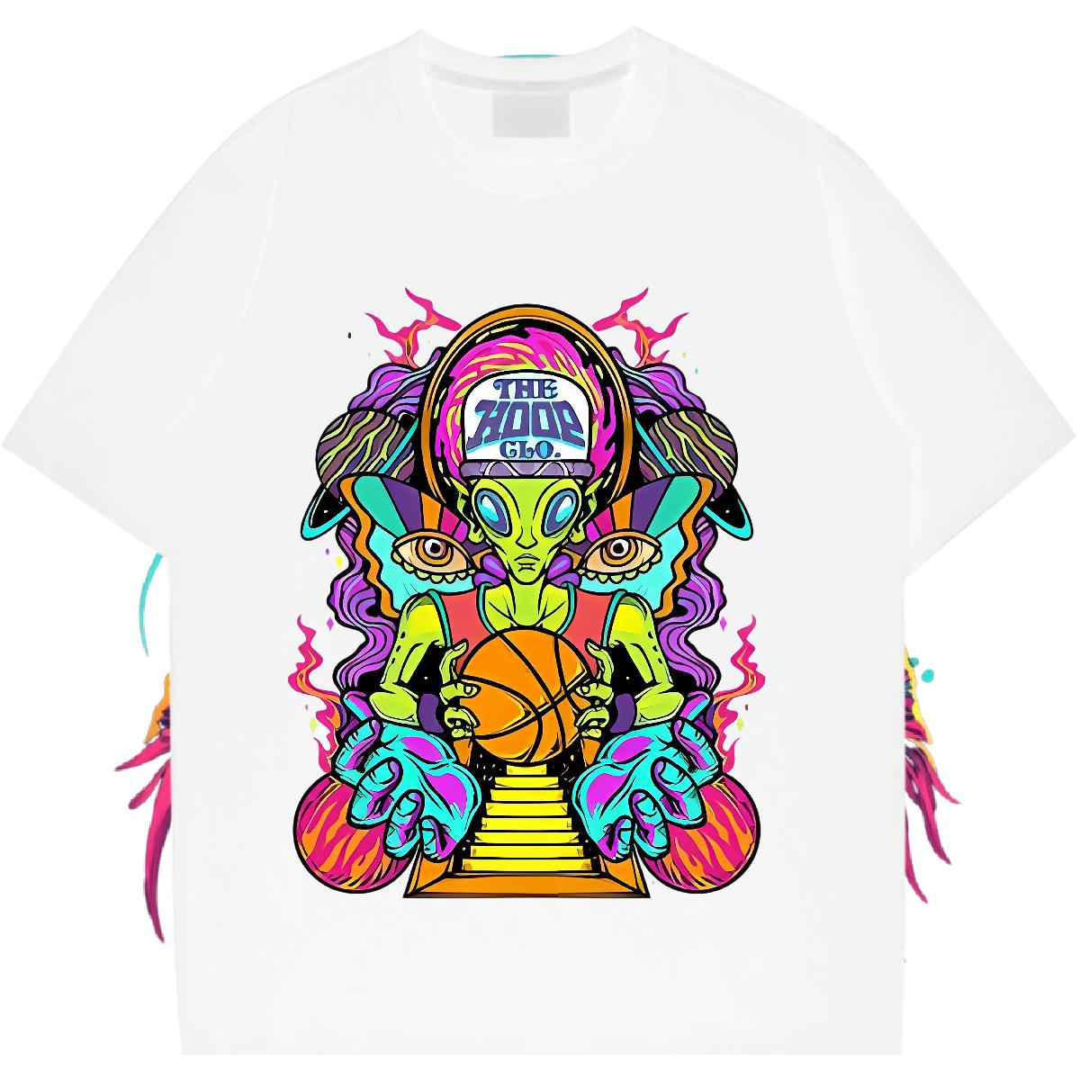 Designer Mens Tshirts Crew Neck Cotton High Street Hip Hop Men T Shirts Oversized Fashion Designer Tee Shirt