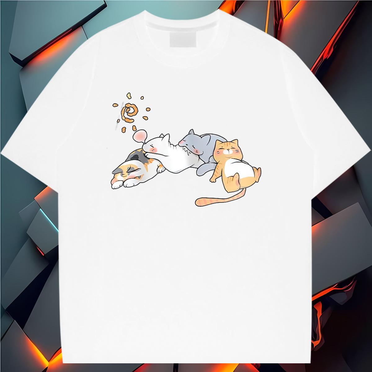 Fashion New T-Shirts for Men Skull Mens Tshirts Casual Beach Crew Neck Cotton Breathable Classic Clothes