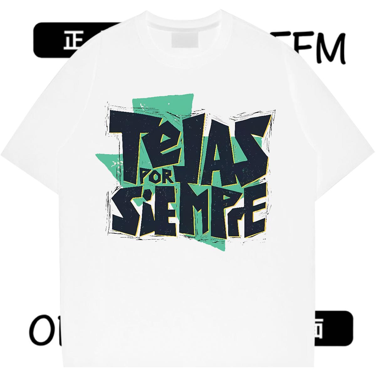 Loose T-Shirts Anime Printing Street 180g Cotton Men Clothes T-Shirt New Oversized S-3XL Tees Shirts