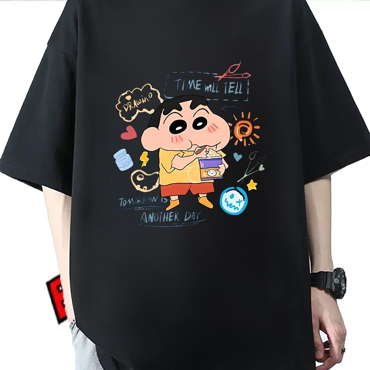 New Arrival Man T Shirts Customized Anime Printing Street Tshirts Cotton Breathable Short Sleeve High Quality