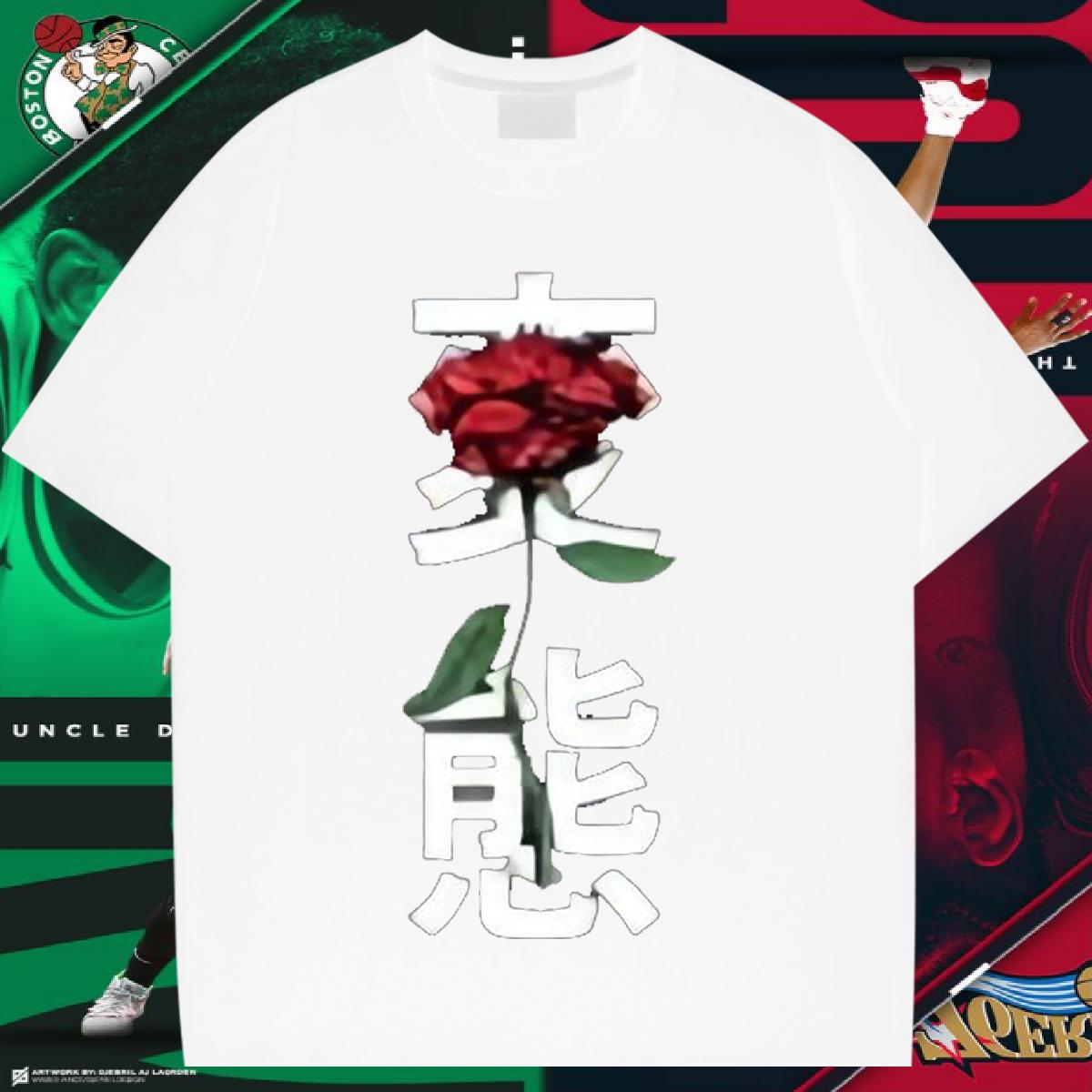 Loose Fit Man T Shirts Hip Hop Street Breathable Crew Neck Cotton Couples T Shirts New Arrival Cartoon Print Tshirts