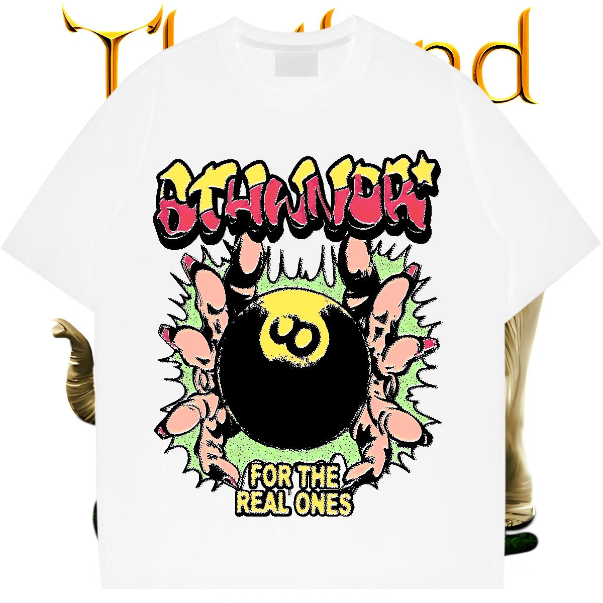 Fashion New T-Shirts Black White Casual Beach Men Tops Tees Cotton Breathable Short Sleeve Unisex