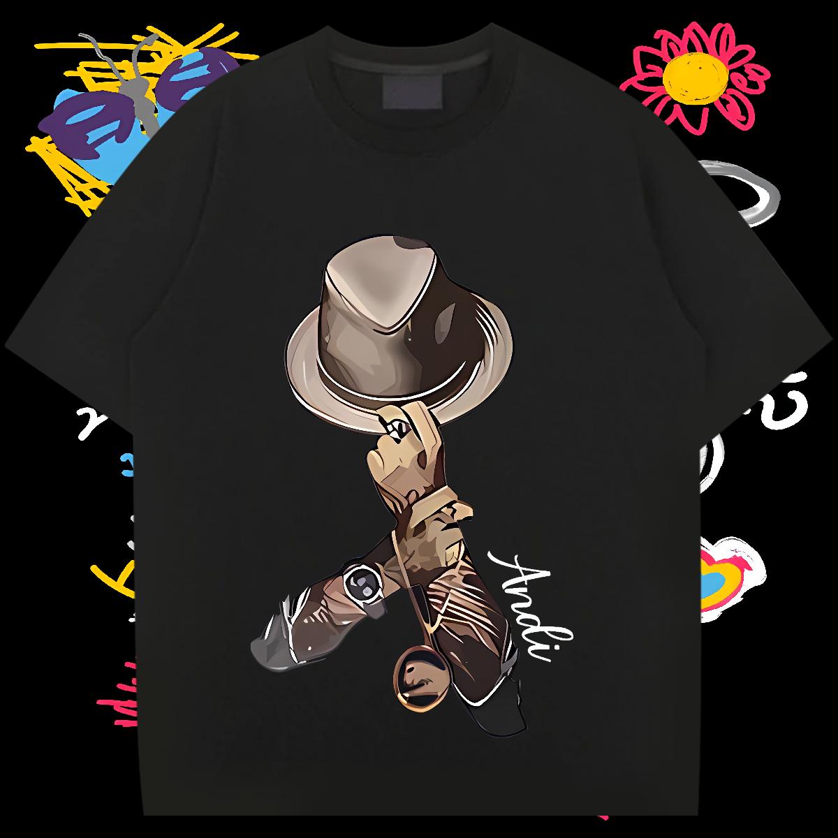 Wholesale Men T Shirts Daily Wear Short sleeve Cotton Soft Tshirts Designer Fashion Black White Clothings