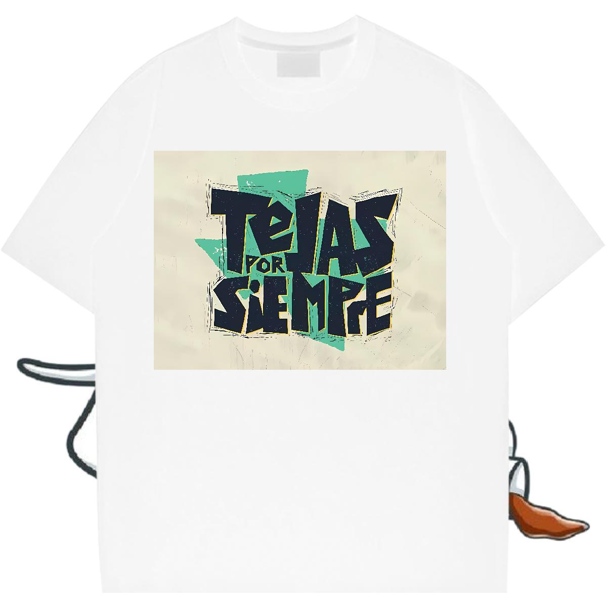 Wholesale T shirt Anime Print Men Tshirts Street Wear Crew Neck Cotton Breathable Loose Fit Tees