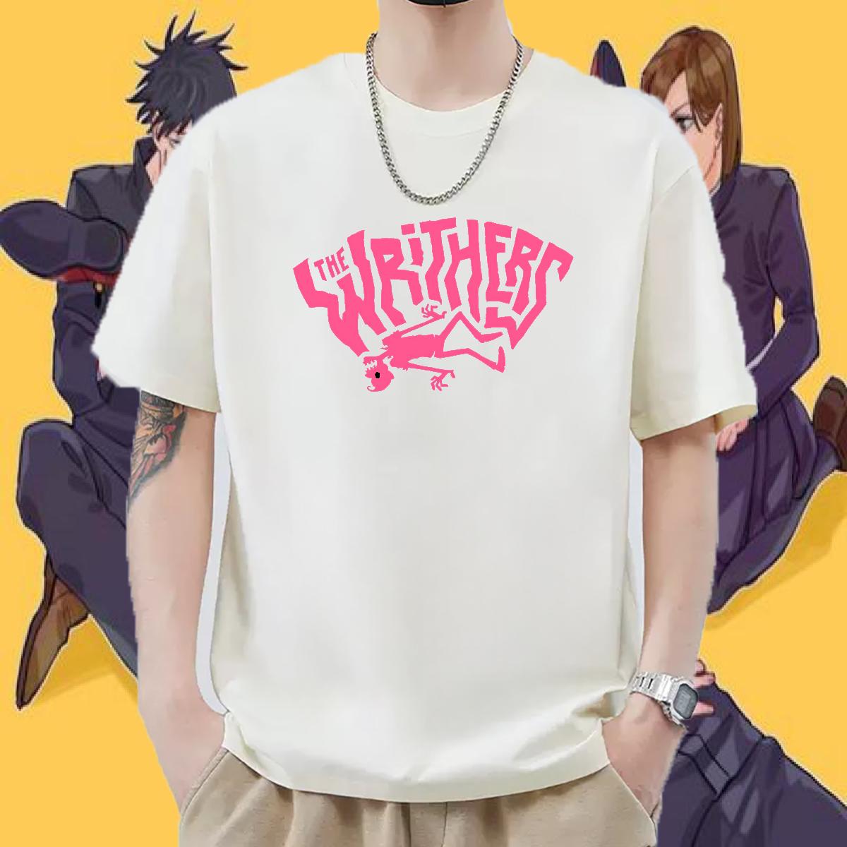 Fashion T Shirts Men Cartoon Print Men Tees Street Casual Crew Neck Cotton Breathable Classic Tees Shirts