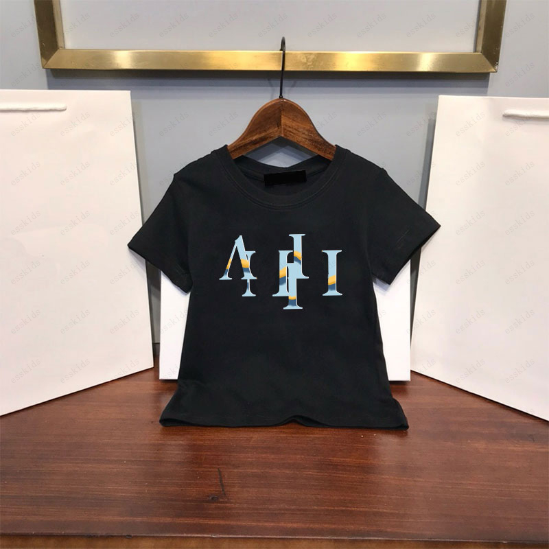 Designer T-shirts for Kids Designers Baby Luxury 100% Cotton O-neck Shirts Girls Boys Children Tshirt Summer Tops Short Sleeve Tee Kid Clothes CXD2407134F6