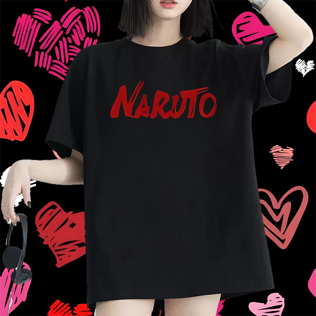 Brand T-Shirts Crew Neck Cotton Outdoor Woman Tshirt DIY Anime Printed Comfortable Top Tees