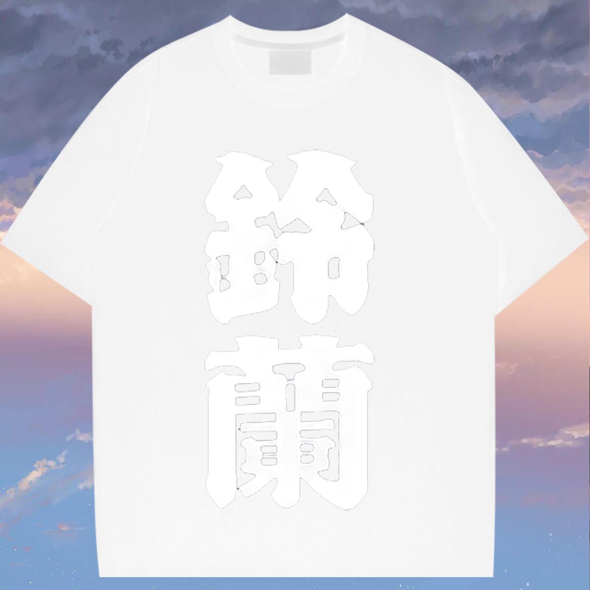 Classic Womens T Shirts Short sleeve Cotton Soft Anime Print Tops Street High quality Couples T Shirts