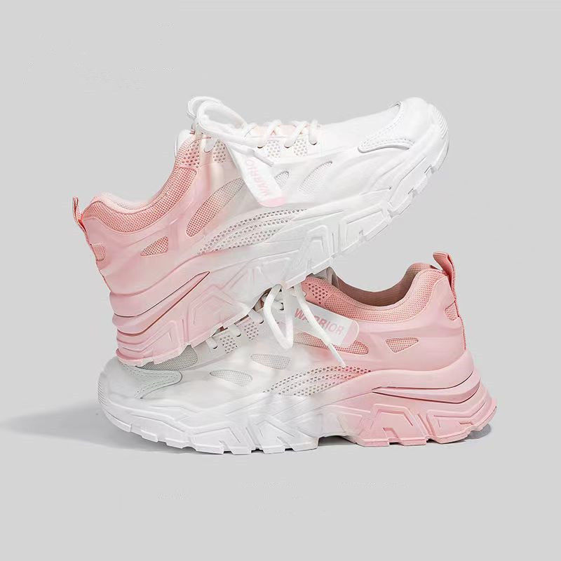 Designer In Black And White Summer New Versatile Thick Soled Casual Sports Shoes With Free Shipping