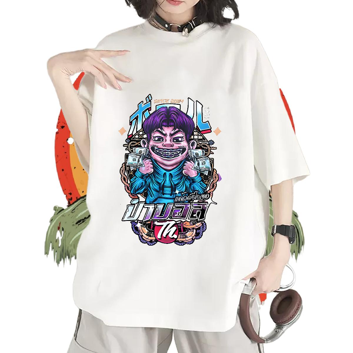 Comfortable T Shirts Women Cotton Breathable Short Sleeve Polos Hip Hop Street 2024 Designer Unisex Tshirts Plus Size Custom