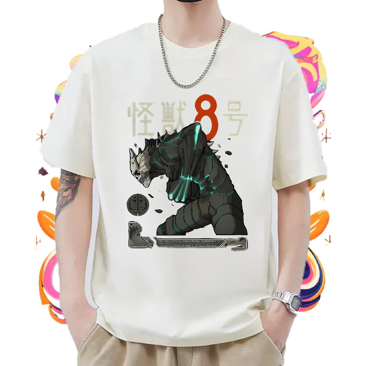 Wholesale Mens T Shirts Anime Printing Street Short Sleeve Cotton O-Neck Men Tshirts New Cartoon Printing S-3XL Tee Shirt