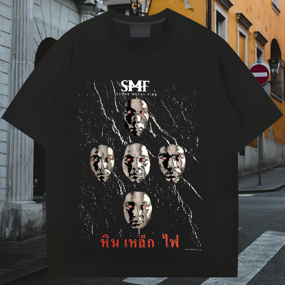 Factory Direct T shirt Cartoon Print Street Casual Tshirts Short Sleeve Cotton O-Neck Soft