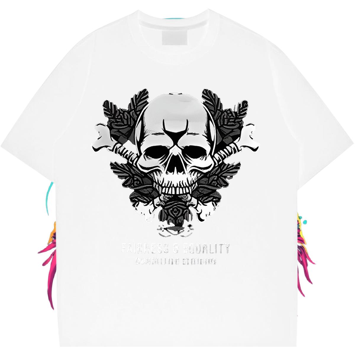 Designer T shirt DIY Printed Men Tees Casual Cotton O Neck Short Sleeves Cool Design Wear