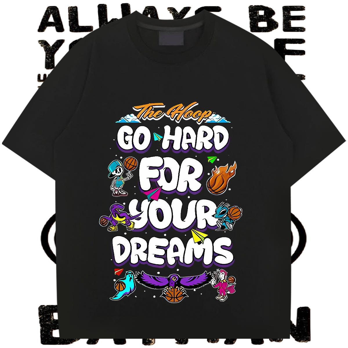 Loose T Shirt For Man Daily Wear Short sleeve Cotton Soft Men Tops Tees 2024 Designer Cartoon Print Tee Shirt