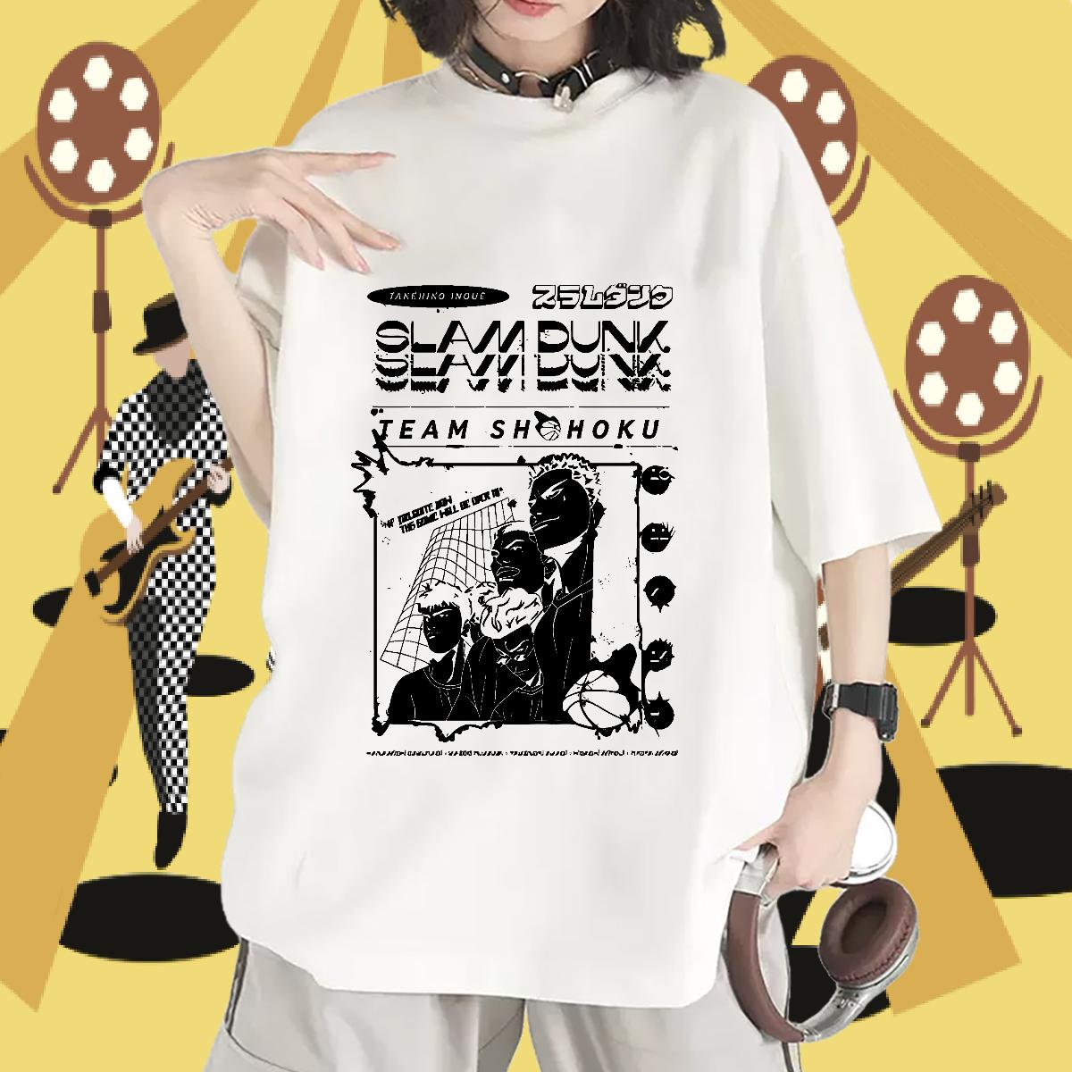 Female Womens T Shirts Round Neck Short Sleeve Tshirts Casual Daily Wear 2024 Woman Tshirt Cartoon Anime