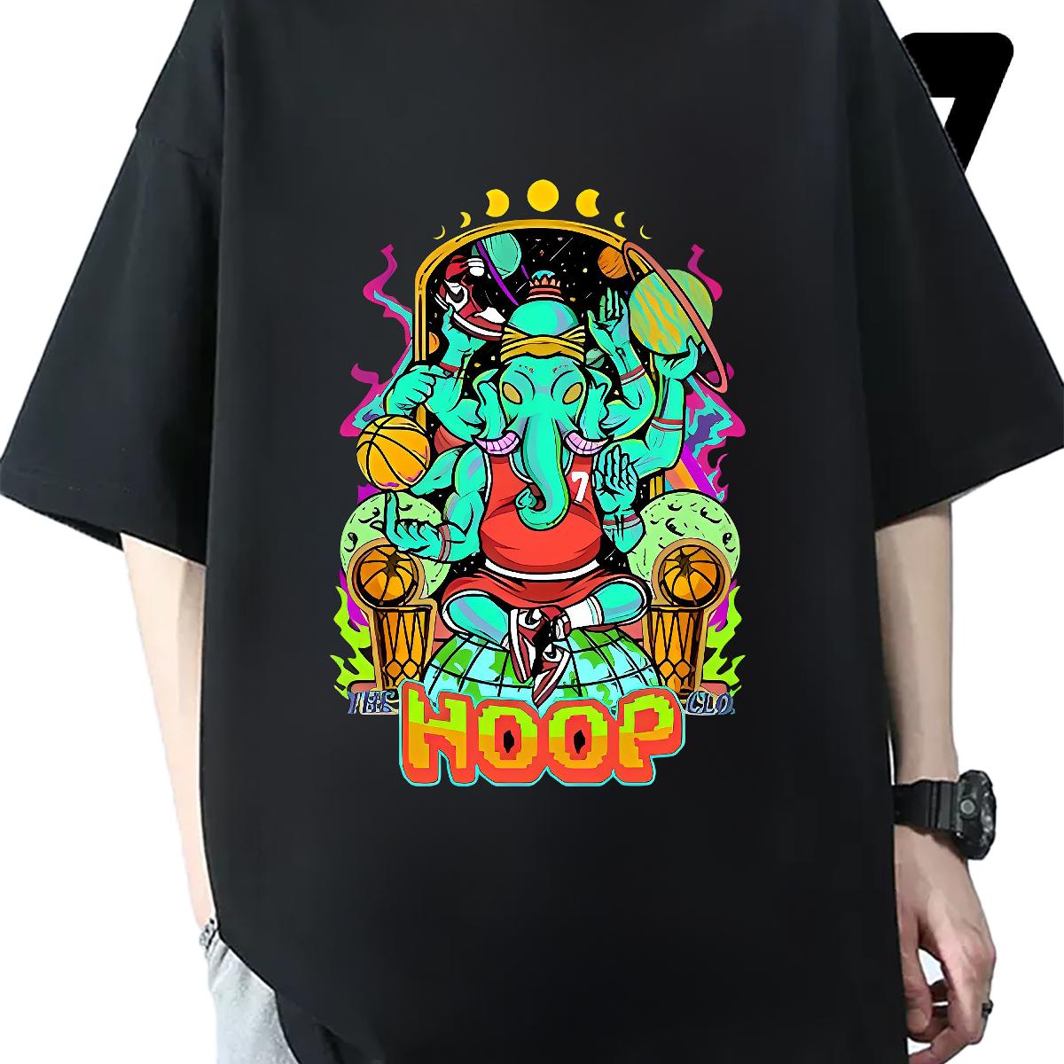 Custom Mens T Shirts Anime Tshirts Casual Daily Wear Breathable Crew Neck Loose Fit Tees