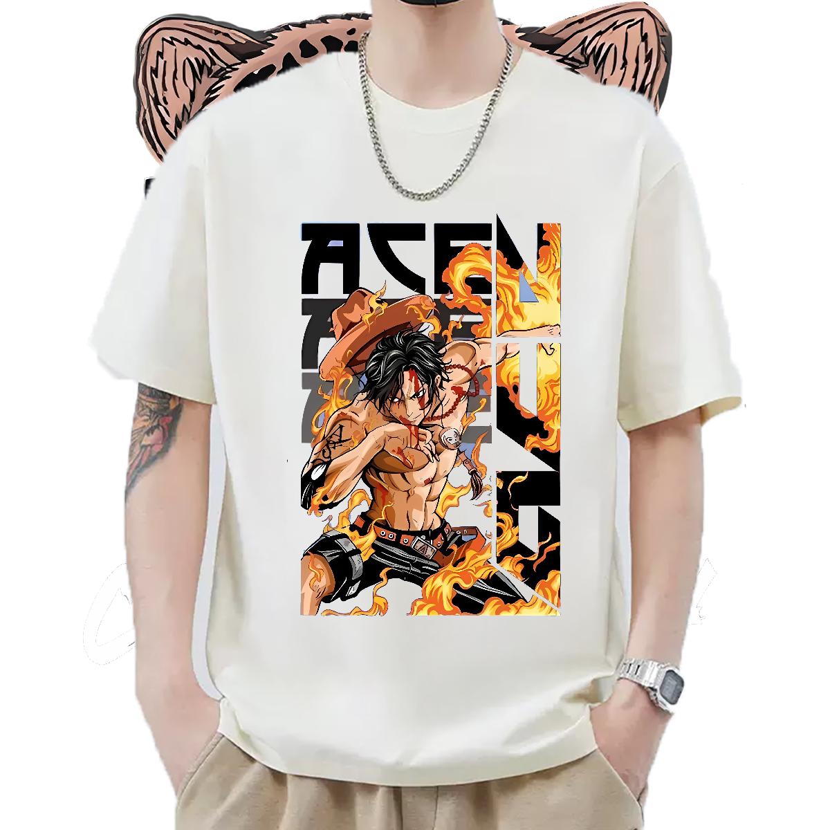 Fashion T-Shirts Custom Print Oversized Mens Tshirts Anime Printing Street Crew Neck Cotton Comfortable Tee Shirt