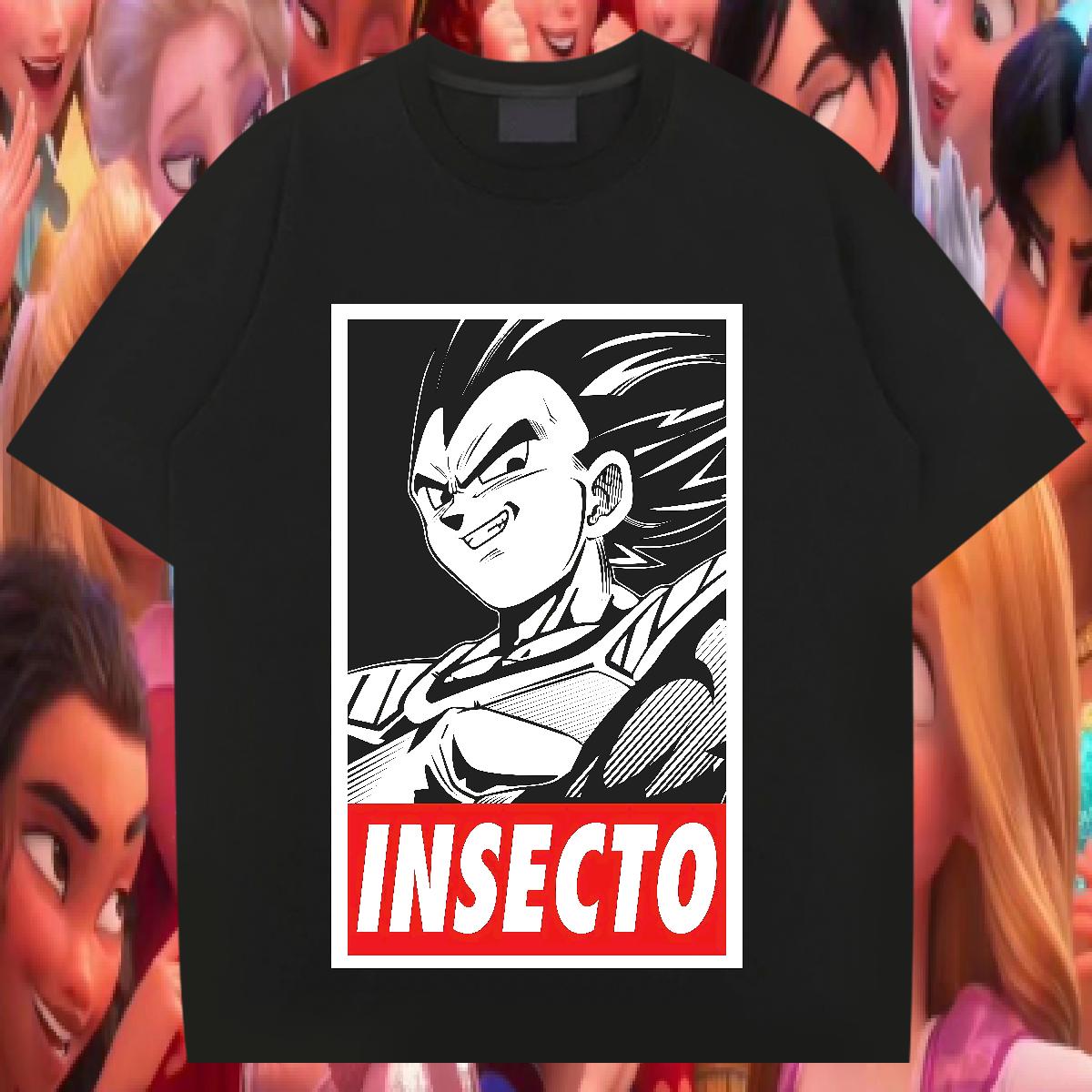 Fashion Casual T shirt Anime Print Daily Wear Men Clothes T-Shirt Crew Neck Cotton Breathable Loose Fit