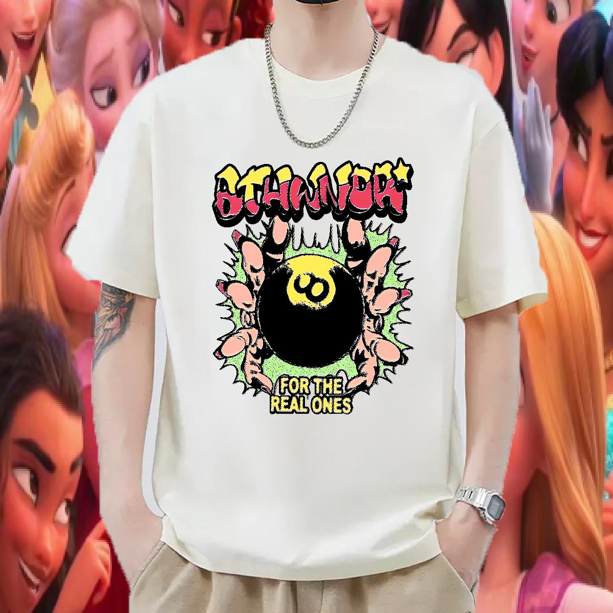 Classic Casual T Shirt For Man Custom Print Plus Size Street Men Tees Breathable Short Sleeve Cool