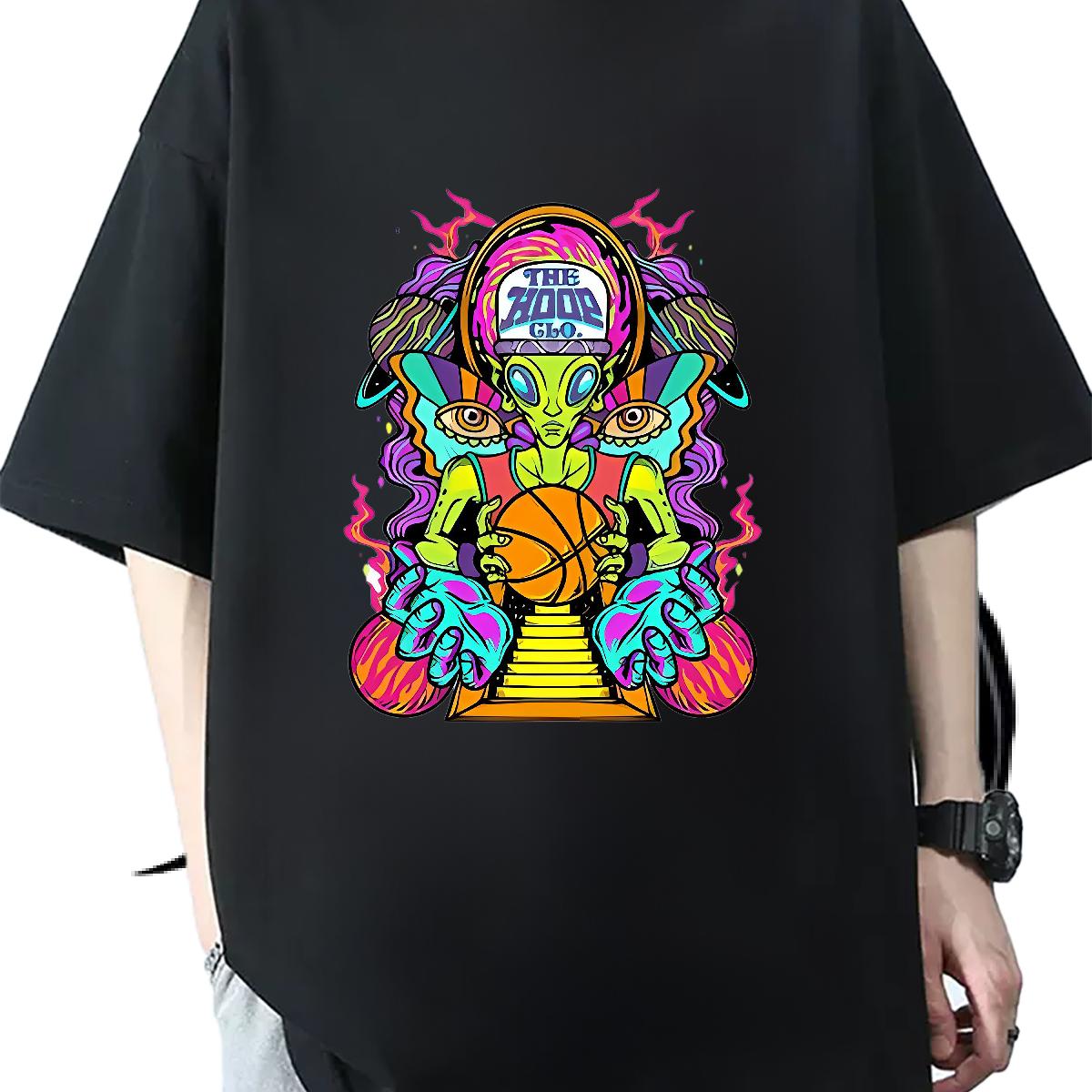 2024 New T-Shirts for Men Asian Size Tshirt for Man Woman Street wear Hip Hop Cotton O Neck Short Sleeves Soft Tees Shirts