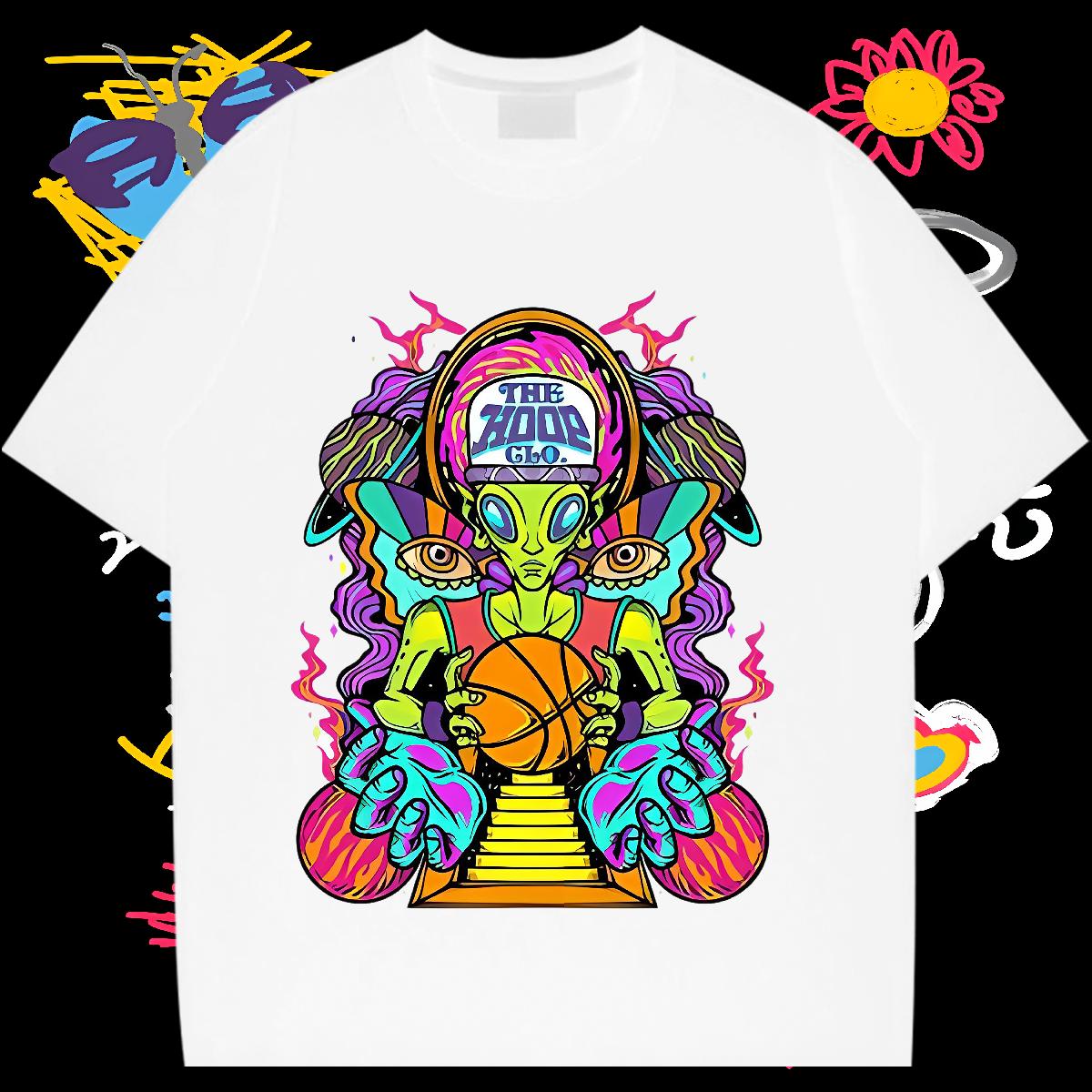 5A Couples T Shirts Cotton O Neck Short Sleeves Street T shirt Black Oversized Fashion Casual Tees