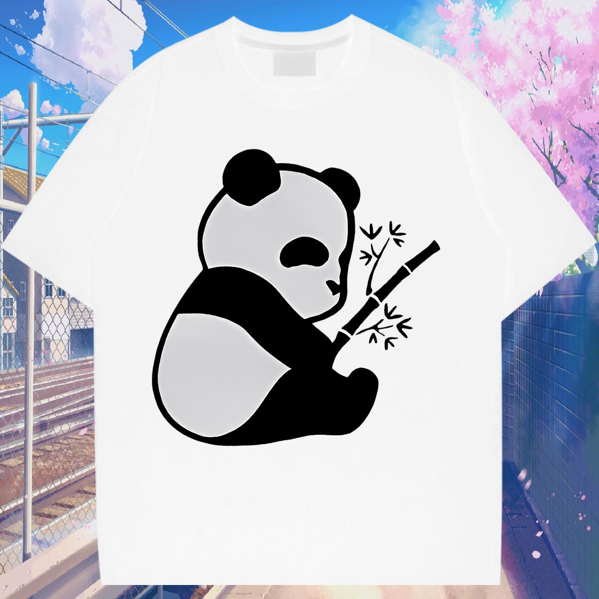 Loose Couples T Shirts Short Sleeve Cotton O-Neck Hip Hop Street T shirt Black White Factory Direct Wear