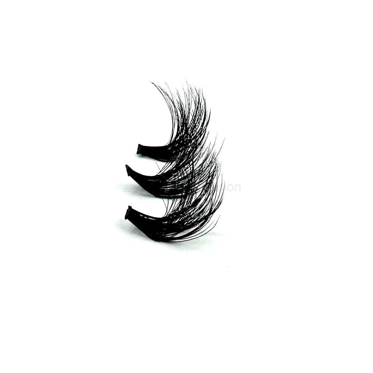 DIY5D Fluffy Lash Clusters 100D Thick Eyelash Clusters CC Curl Wispy Individual Lashes 10-20mm Cluster EyelashExtensions 240pcsCL240713