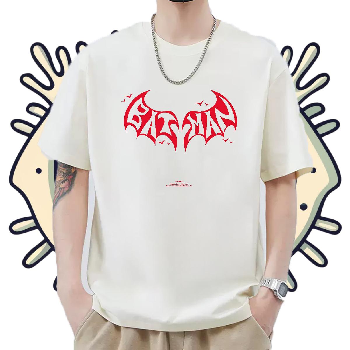 2024 T Shirt For Man DIY Anime Tshirts Summer Casual Short Sleeve Cotton O-Neck High Quality Tops