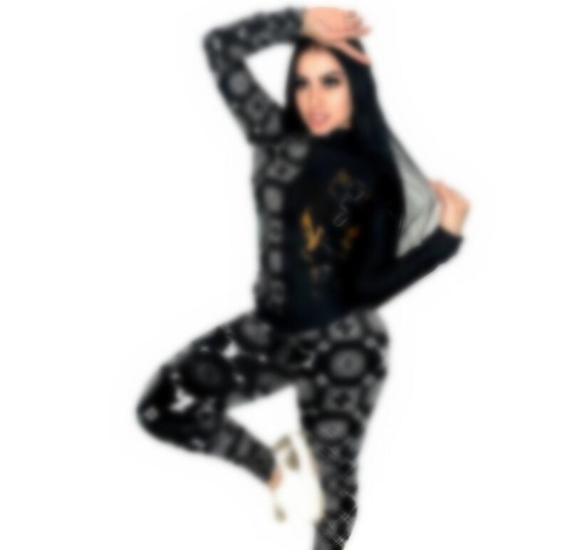 Designer Women Tracksuits Long Sleeve Jacket Luxury Brand Hoodies Top Fashion Sportsuit Casual Pants Sets